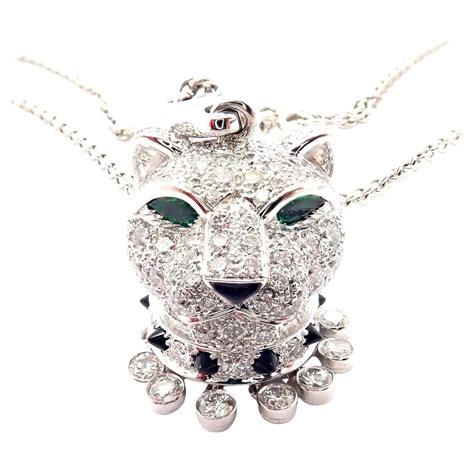 cartier necklace panther|cartier panthere jewellery.